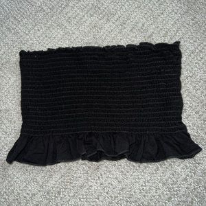 frilly tube top